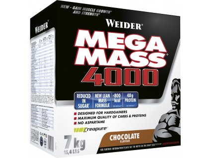 Weider, Giant Mega Mass 4000, Gainer, 7000 g