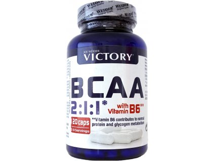 Weider BCAA + Vitamin B6 2:1:1 120 kapslí VĚTVENÉ AMINOKYSELINY L-LEUCIN