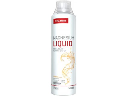 Body Attack Magnesium Liquid 500 ml, hořčík s vitaminem C v tekuté formě