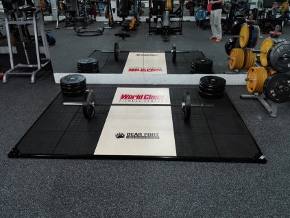 Vzpěračská platforma 3x2 m (Varianta BEAR FOOT)