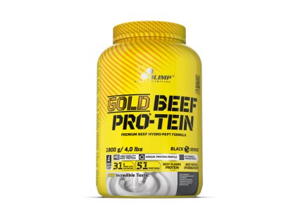 Olimp Gold Beef Protein 1800 g, hydrolyzát hovězí bílkoviny s bioaktivními peptidy z hovězí plazmy