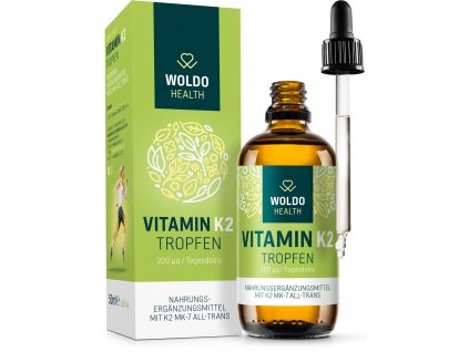 WoldoHealth® Vitamín K2 rozpuštěný v MCT oleji (50ml)