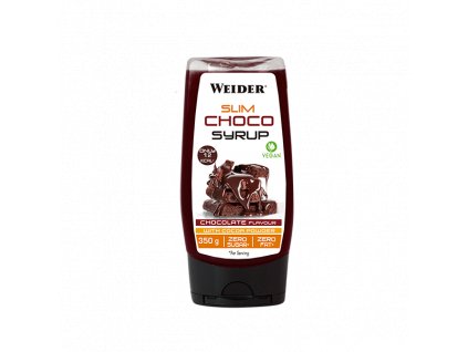 Weider Slim Choco Syrup 350 g (Varianta čokoládový sirup bez přidaného cukru)