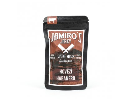 Jamiro´s Jerky Hovězí Habanero 50 g sušené hovězí maso