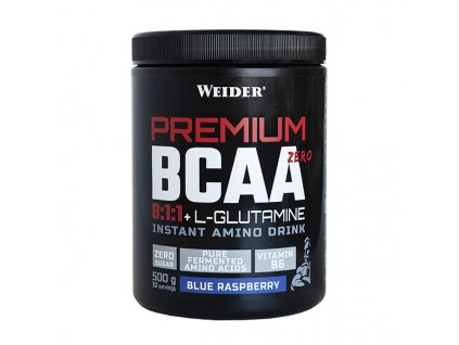 EXP 2/2024 Weider Premium BCAA 8:1:1 500 g fermentované BCAA s l-glutaminem bez cukru