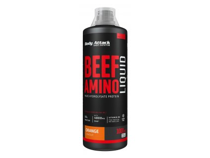 Body Attack Beef Amino Liquid 1000 ml, hydrolyzát hovězí bílkoviny