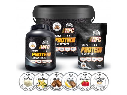 WPC 80 protein, 1000g, Koliba