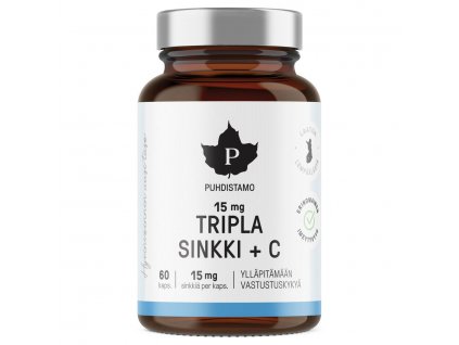 1 tripla sinkki c 15 mg 60 kps