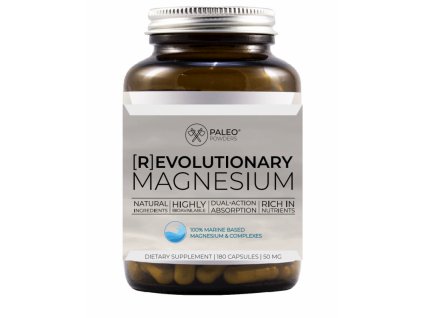 [R]evolutionary MAGNESIUM - Paleo Powders 180 kapslí