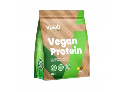 VPLAB Vegan Protein 500 g, protein s hrachovou, rýžovou a ovesnou bílkovinou (Varianta Čokoláda)
