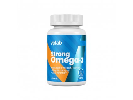 VPLab Strong Omega 3, 60 Softgels (Varianta omega 3 mastné kyseliny s vitamínem E)