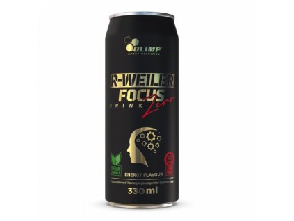 Olimp R-Weiler Focus Drink Zero 330 ml, sycený nápoj pro zlepšení kognitivních funkcí a koncentrace