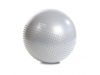 Masážní gymnastický míč HMS YB03 65 cm, šedý