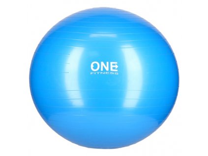 Gymnastický míč ONE Fitness Gym Ball 10 modrý, 65 cm