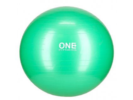 Gymnastický míč ONE Fitness Gym Ball 10 zelený, 65 cm