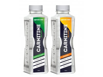 Bear Foot Carnitine 1000 mg Zero Sugar 765 ml, sportovní nápoj s l-karnitinem bez cukru (Varianta Čaj - Limetka)