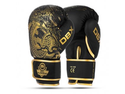 Boxerské rukavice DBX BUSHIDO Gold Dragon