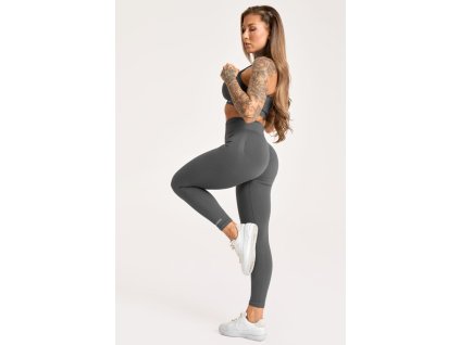 Gym Glamour Legíny Push Up 2.0 Silver