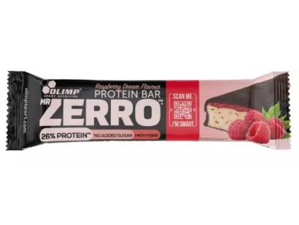 Olimp Mr Zerro Protein Bar 50g, proteinová tyčinka bez přidaného cukru (Varianta Malina)