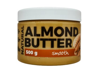 7Nutrition Natural Almond Butter Smooth 500 g, 100% přírodní mandlové máslo jemné (Varianta Almond Butter Smooth)