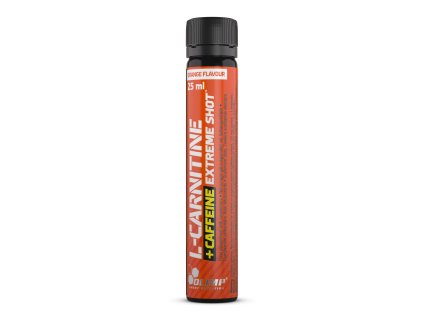Olimp L-Carnitine + Caffeine Extreme Shot 25 ml, L-karnitin s kofeinem (Varianta Pomeranč)