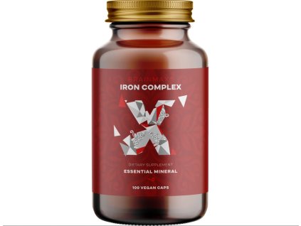 Screenshot 2025 02 27 at 12 51 23 BrainMax Iron Complex železo bisglycinát 25 mg 100 rostlinných kapslí Železo v chelátové formě doplněk stravy BrainMarket.cz