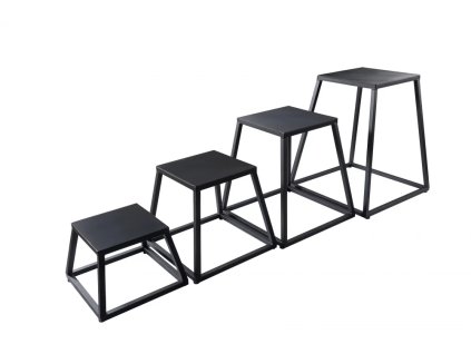 Plyobox set kovový (Váha 30 cm = 9 kg, 45 cm = 11 kg, 60 cm = 14 kg, 75 cm = 16 kg)