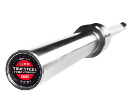 Obouručná osa Squat bar (Váha 25 kg, Délka 220 cm)