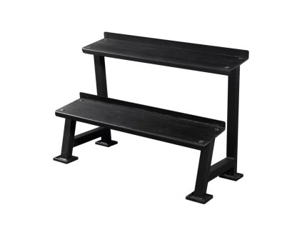 Dvouřadý stojan na kettlebelly - (Délka 55 cm, Váha 31 kg)