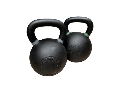 StrongGear kovový Kettlebell litina (Váha 56 kg)