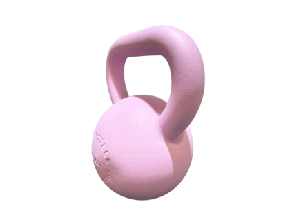 StrongGear růžový Kettlebell ocel (Váha 28 kg)