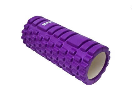 Masážní válec - Foam roller SG - Doprodej Fialový (Délka 34 cm, Váha 800 g)