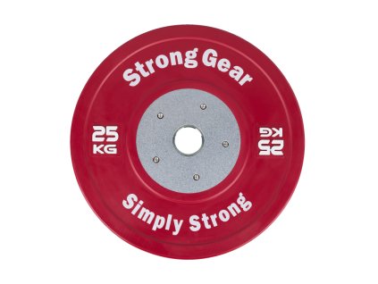 StrongGear Závodní bumper kotouč gumový (Váha 25 kg)