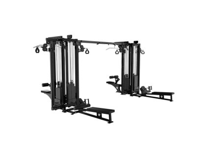 Multifunkční posilovací věž s (Váha 1790 kg, Délka 508 cm)