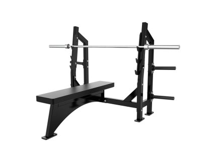 Olympijská lavice rovná - černá (Délka 158 cm)