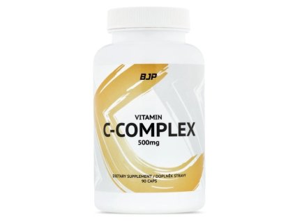 BJP Vitamín C-Complex 500 mg 90 kapslí (Varianta vitamín C z lyofilizovaného prášku z aceroly a z camu camu)