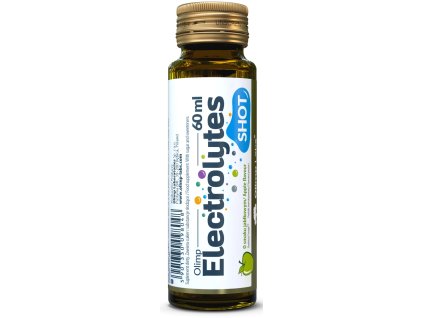 Olimp Electrolytes Shot 60 ml, elektrolyty sodík, draslík, hořčík v tekuté formě (Varianta Jablko)
