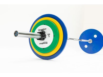 Tréninková Olympijská osa Thicker - (Váha 20 kg, Délka 220 cm)