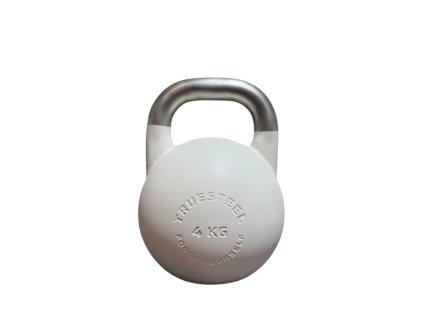 StrongGear bílý Kettlebell ocel (Váha 14 kg)