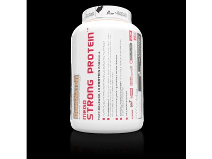 Olimp, Mega Strong protein (micellární kasein, syrovátkový koncentrát + izolát) , 2000g (Varianta Jahoda)