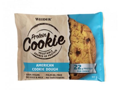 Weider Protein Cookie, American Cookie Dough, 90 g, proteinový koláč (Varianta All American Cookie Dough)