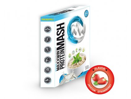 MAXXWIN Protein Mash, 500g (Varianta jahoda)