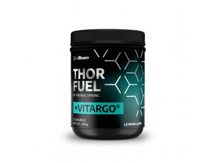 Předtréninkový stimulant Thor Fuel + Vitargo 600 g - GymBeam - citrón a limetka 