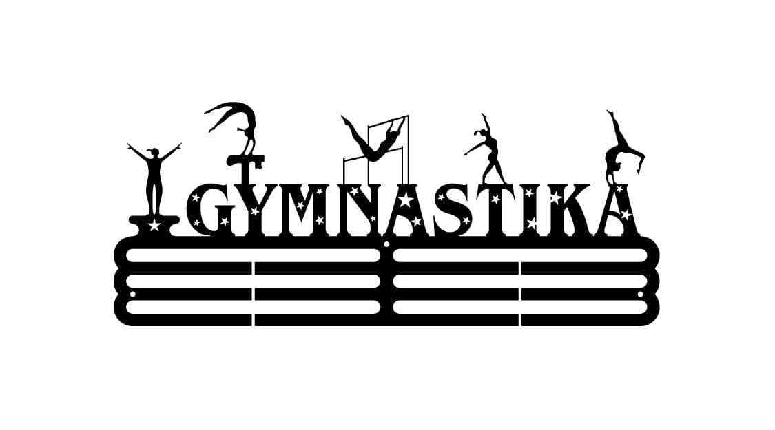 FUBO Fitness Věšák na medaile GYMNASTIKA