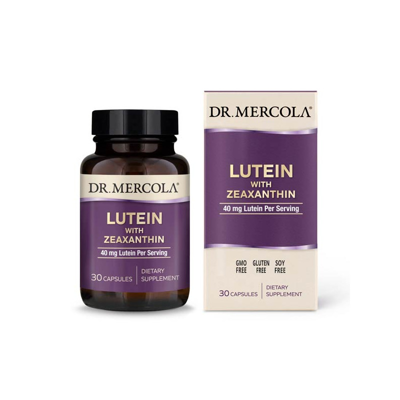 LUTEIN A ZEAXANTHIN, 30 KAPSLÍ - DR. MERCOLA - EXP 03/2023