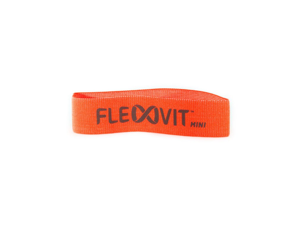 FLEXVIT MINI krátká posilovací guma Barva: Oranžová - lehká zátěž