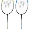 Sada raket na badminton WISH Steeltec 416K, zeleno/modrá