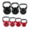 12153 4 kt 4 kg cerveny kettlebell s chromovanym uchopem hms