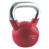 12162 2 kt 10 kg cerveny kettlebell s chromovanym uchopem hms