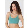 Better Bodies Podprsenka Seamless Short Teal Green